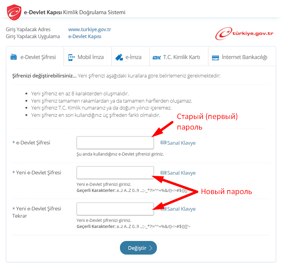 Как получить пароль и зарегистрироваться в E-Devlet - Блог про Анталию и  Турцию